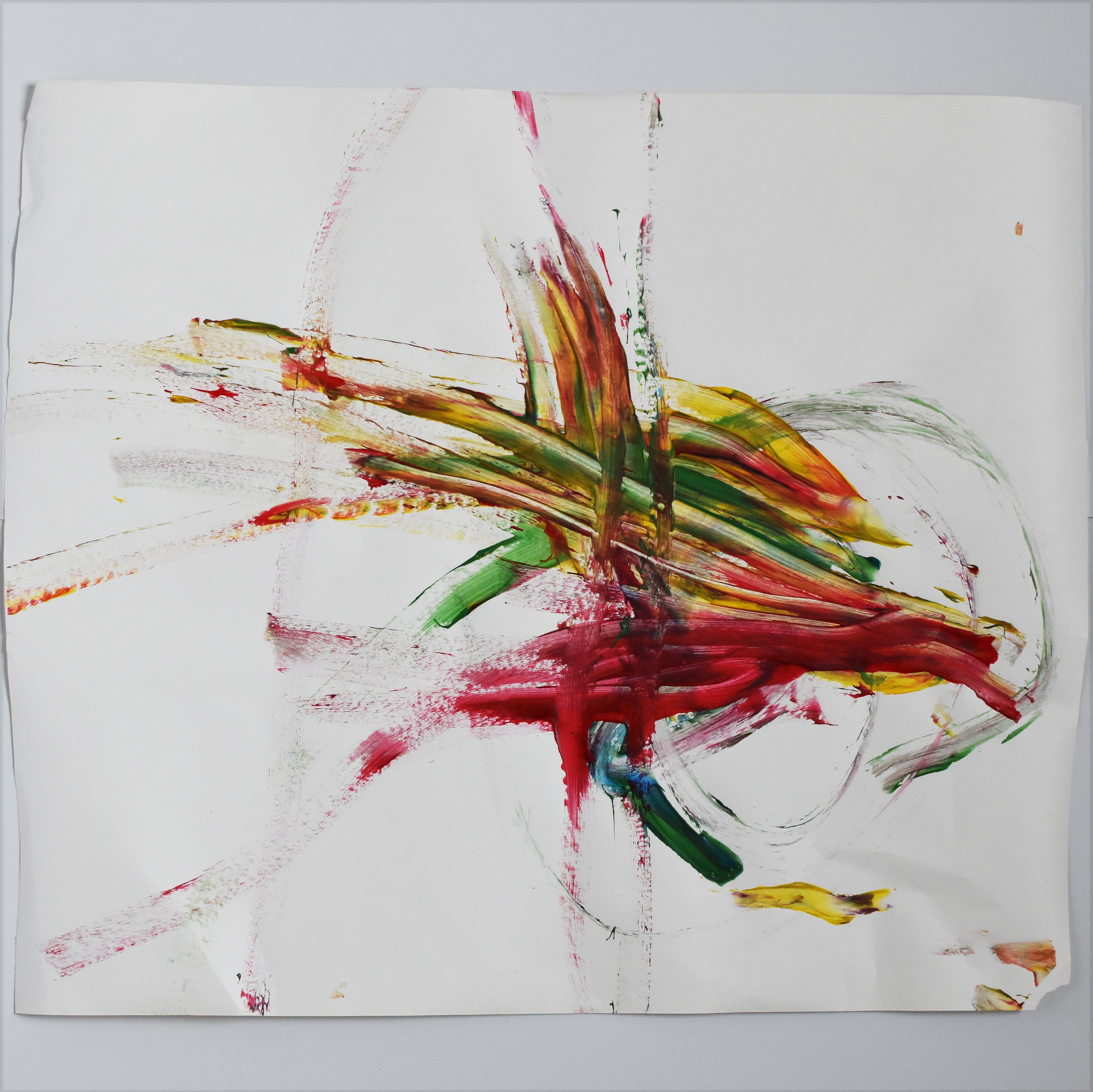 Sztuka malucha. Obraz abstrakcyjny.